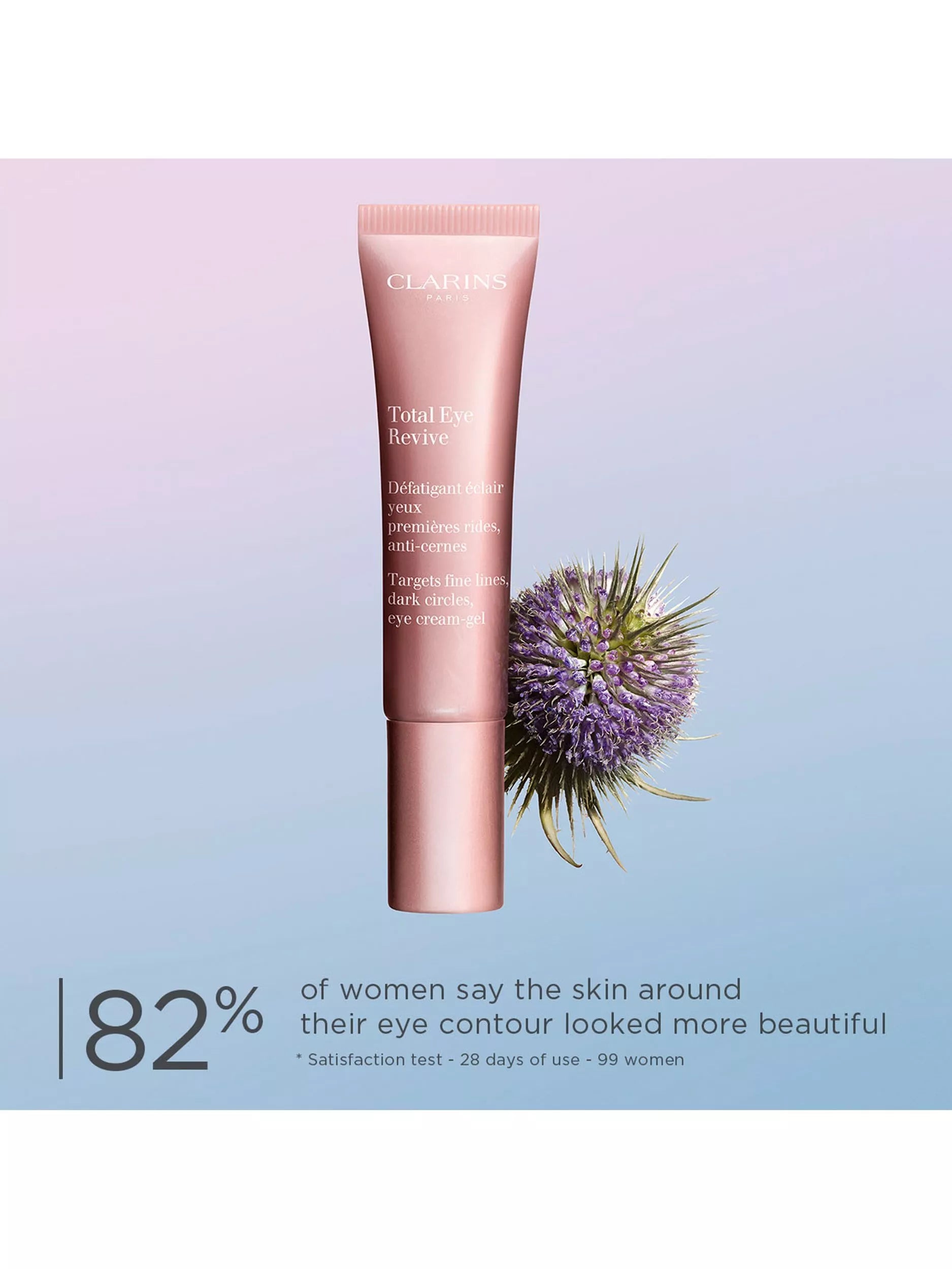 Clarins eye cream Total Eye Revive 15ml, imported from the UK