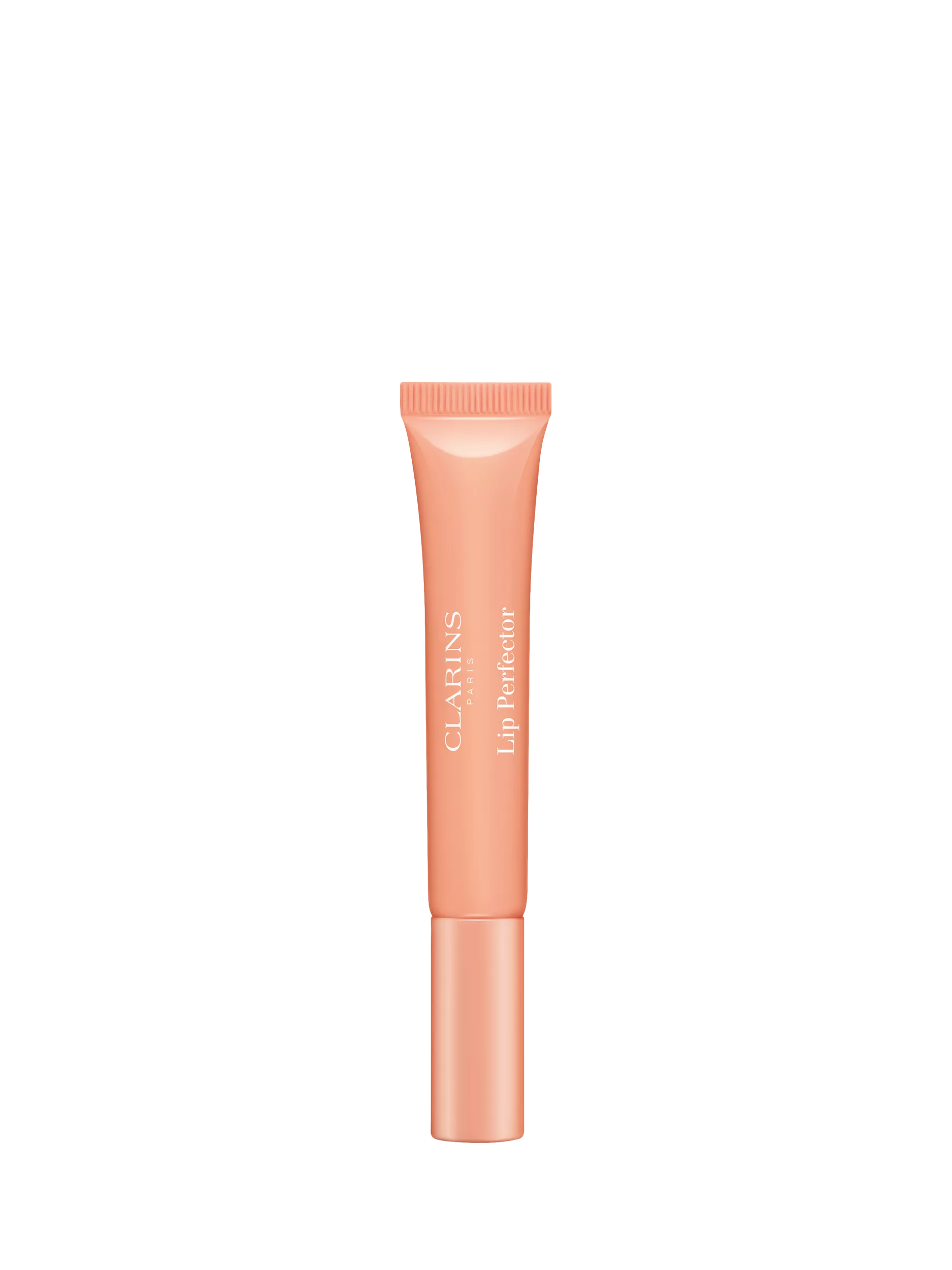 Clarins Natural Lip Perfector Apricot Shimmer 12ml, imported from the UK