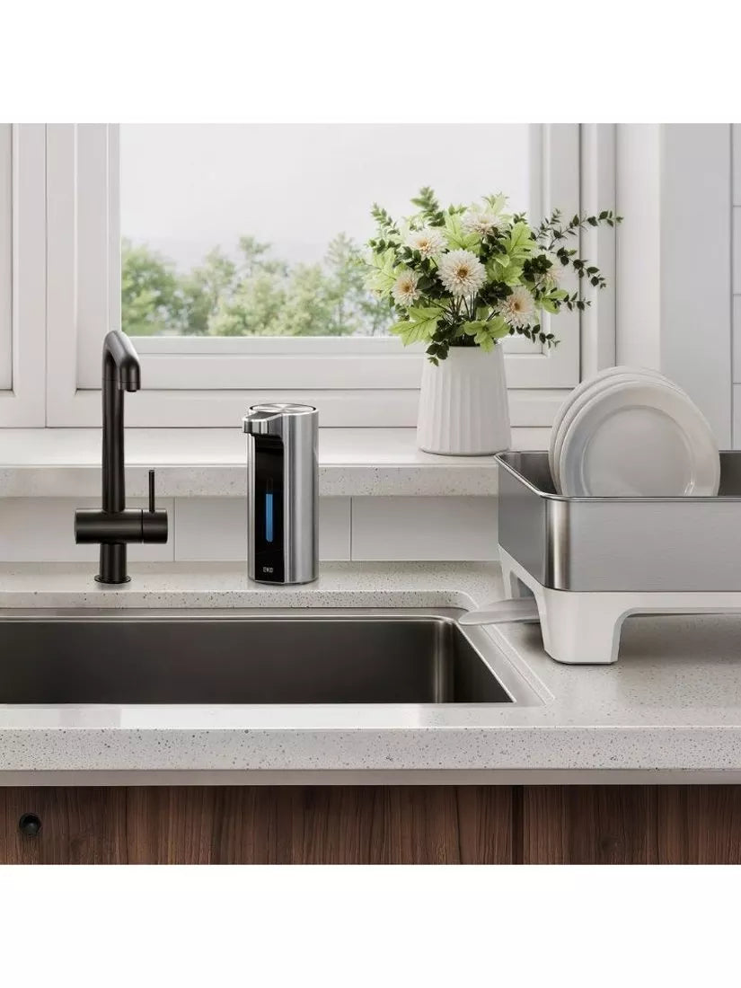EKO Aroma Pro touchless automatic liquid soap dispenser 400ml stainless steel, UK version