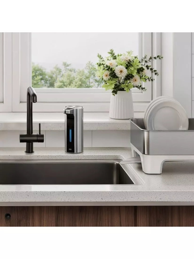 EKO Aroma Pro touchless automatic liquid soap dispenser 400ml stainless steel, UK version