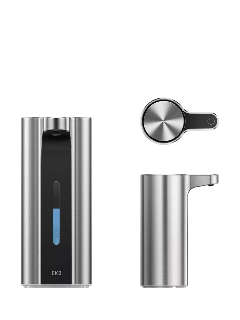 EKO Aroma Pro touchless automatic liquid soap dispenser 400ml stainless steel, UK version