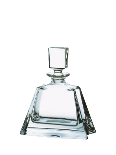 John Lewis Crystalite Bohemia Boston Small Crystal Glass Spirits Decanter, Clear, 550ml- Buy online at McGrocer