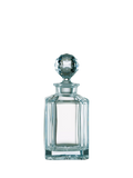 Crystalite Bohemia plain square crystal spirits decanter 850ml, imported from the UK