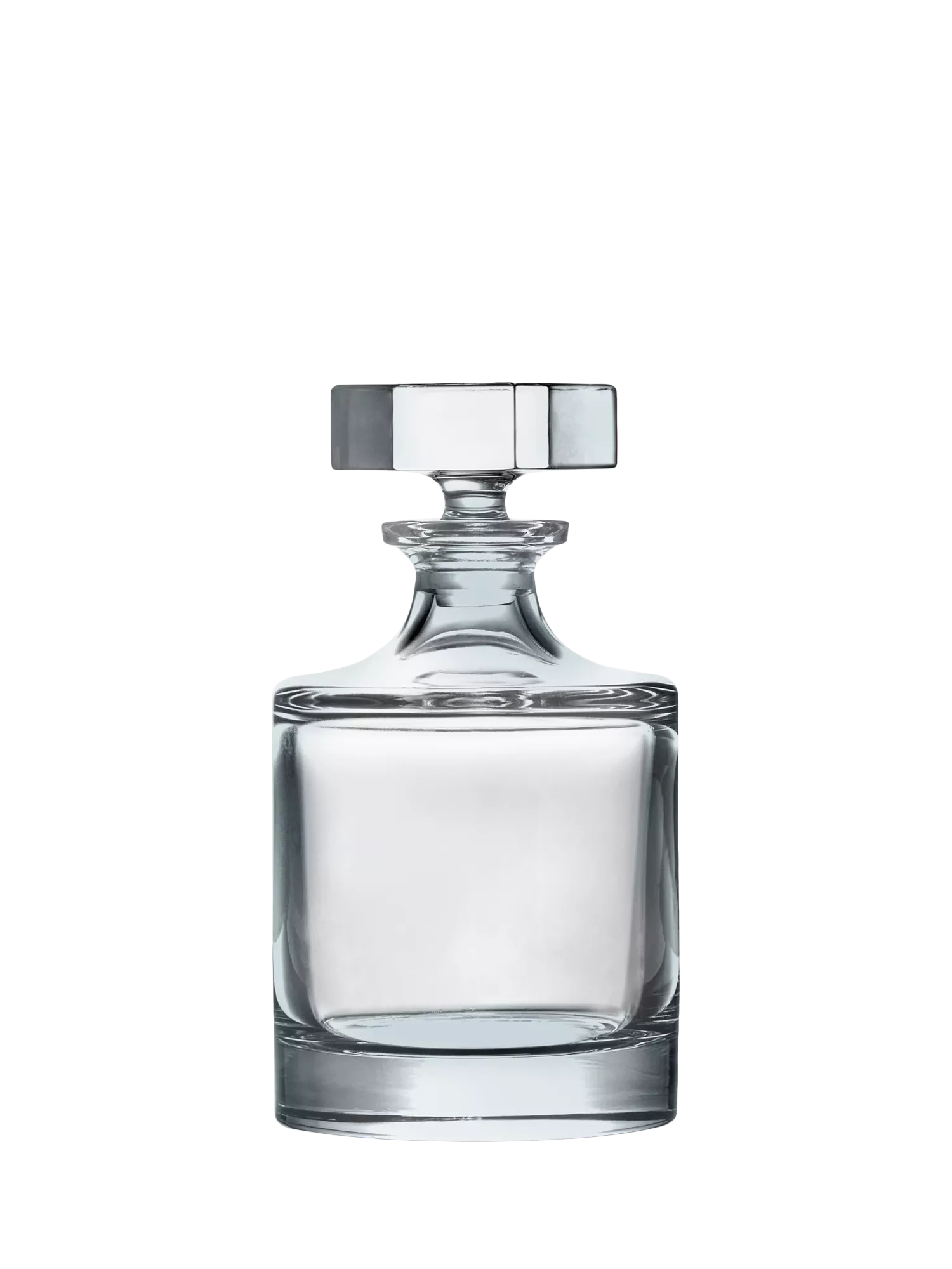 Crystalite Bohemia round crystal decanter 850ml (British brand)