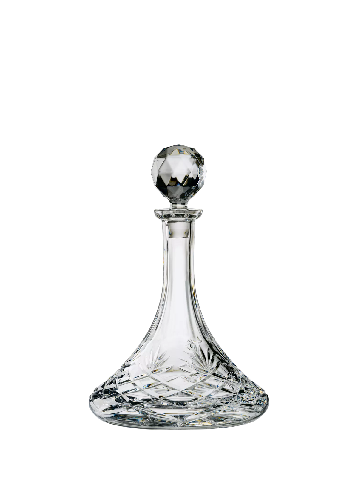 Dornberger cut crystal ship's decanter 950ml (British brand)