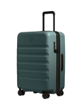 Antler Icon Stripe 66cm Expandable Double Wheel Medium Suitcase, Glade Blue