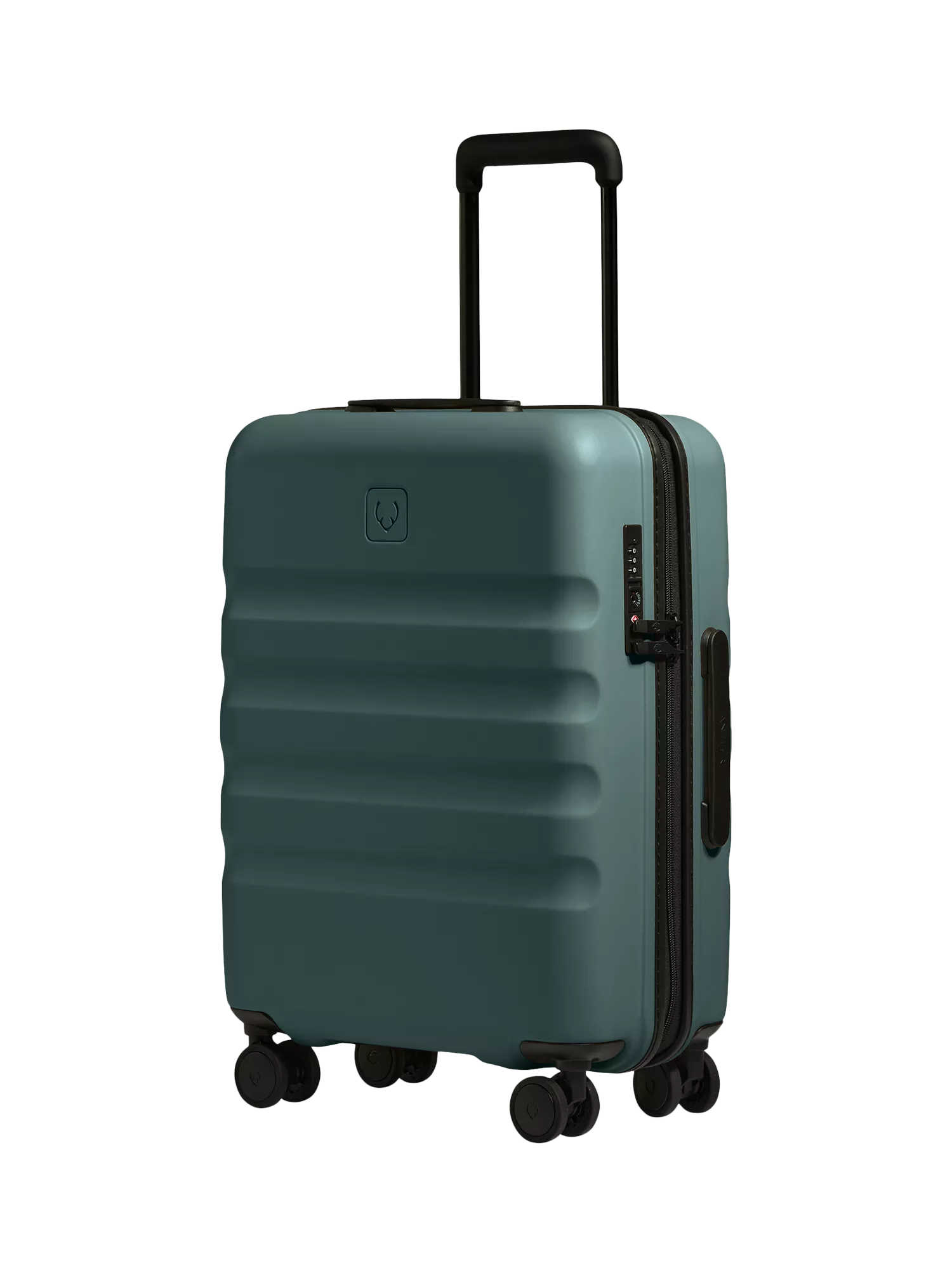 Antler Icon Stripe 55cm Double Wheel Cabin Suitcase, Glade Blue