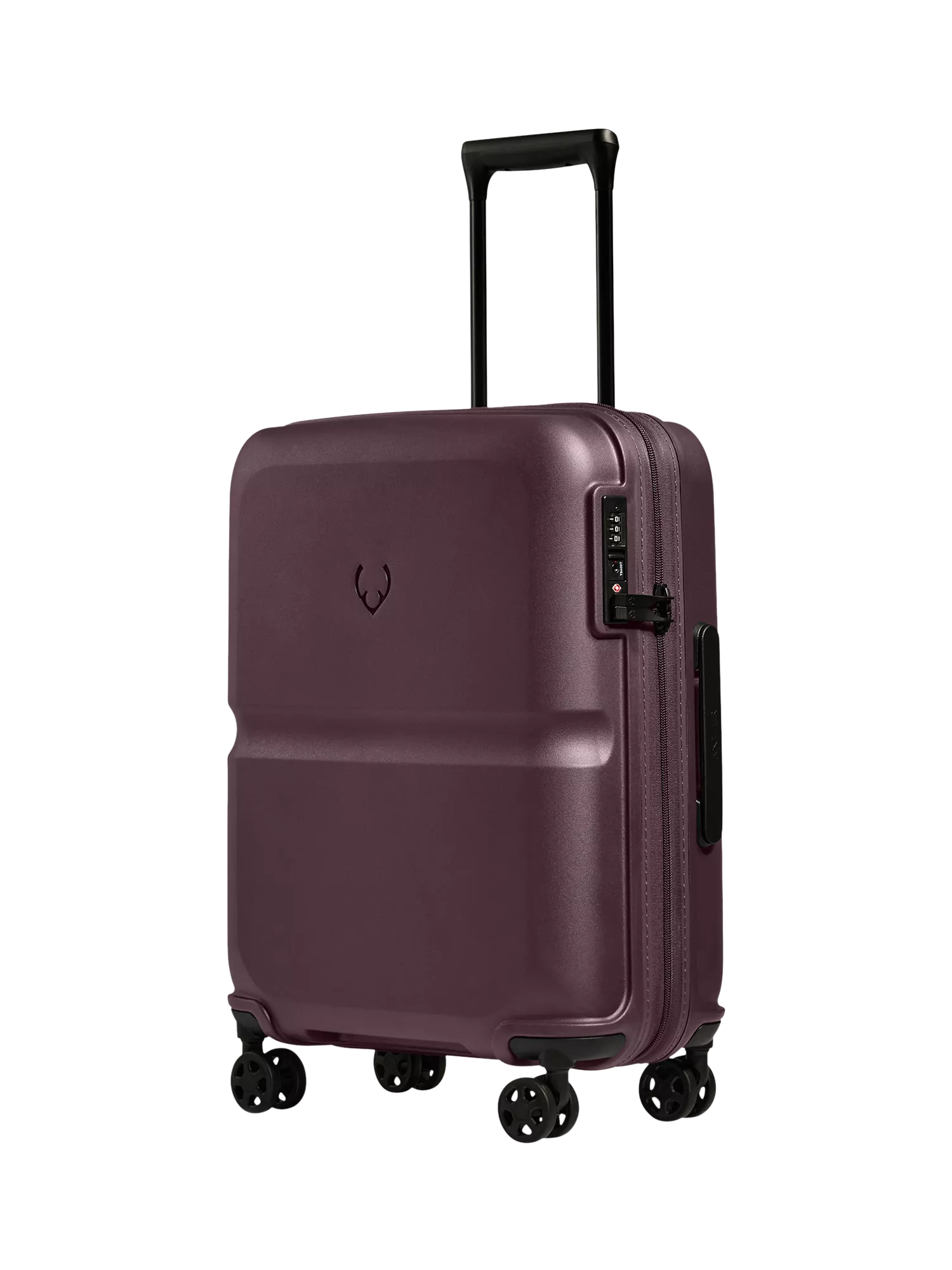 Antler 55cm Expandable Double Wheel Cabin Single Stripe Suitcase, 39L, Lagoon Red