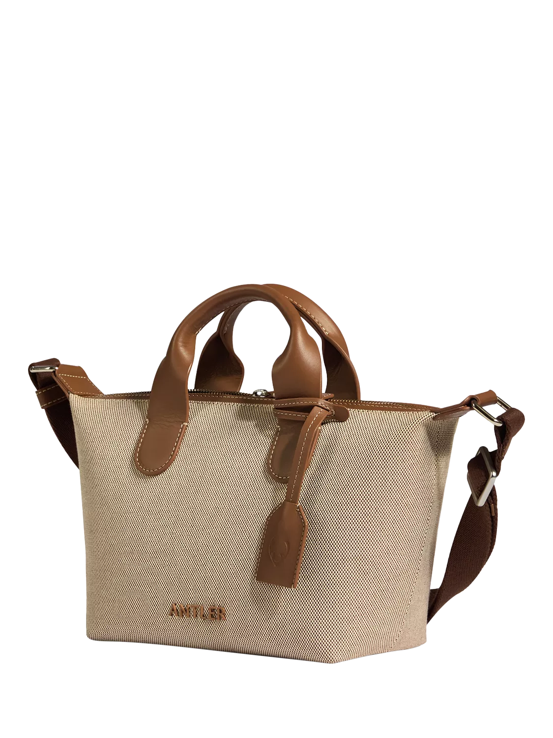 Antler Heritage Mini Canvas Crossbody Bag, water-repellent, imported from the UK
