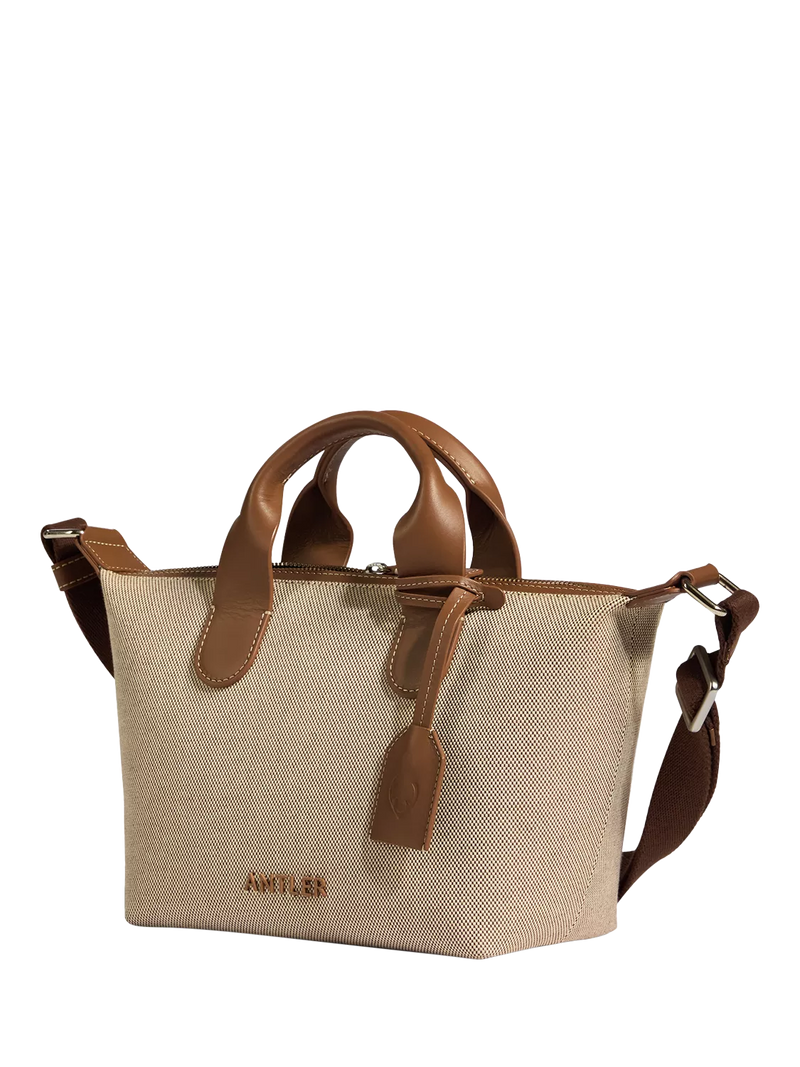 Antler Heritage Mini Canvas Crossbody Bag, water-repellent, imported from the UK