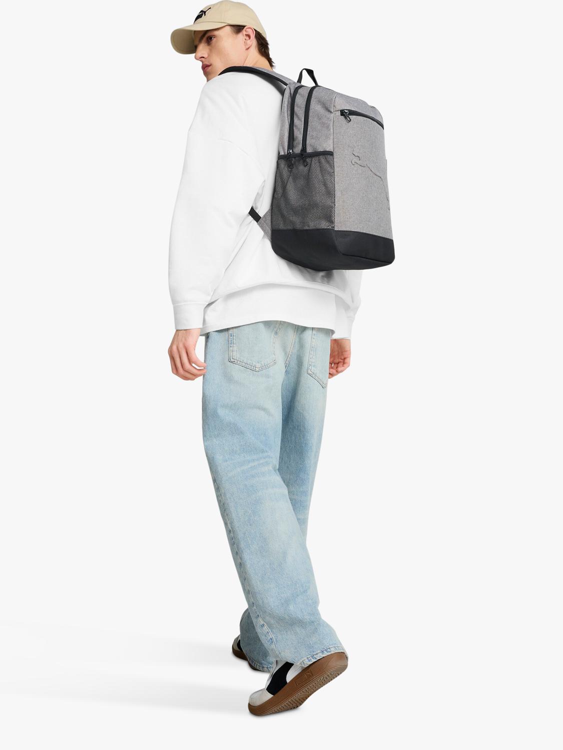 PUMA Buzz Backpack 28L medium gray heather (British brand)