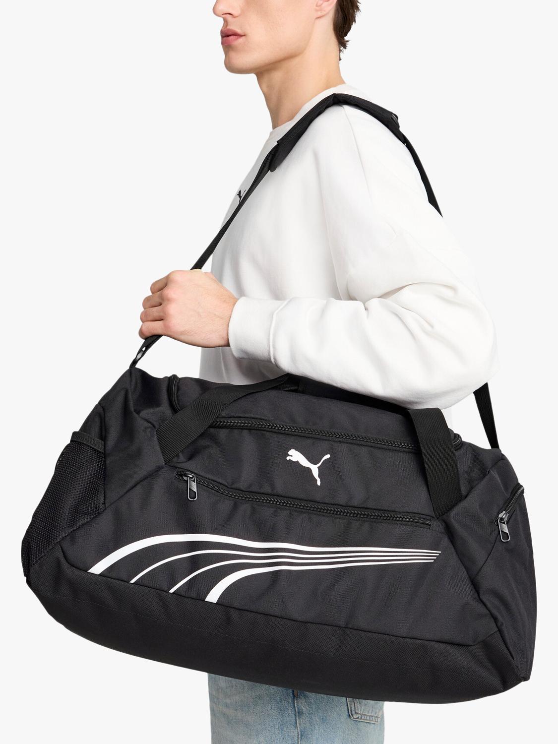 PUMA sports bag medium black (British brand)