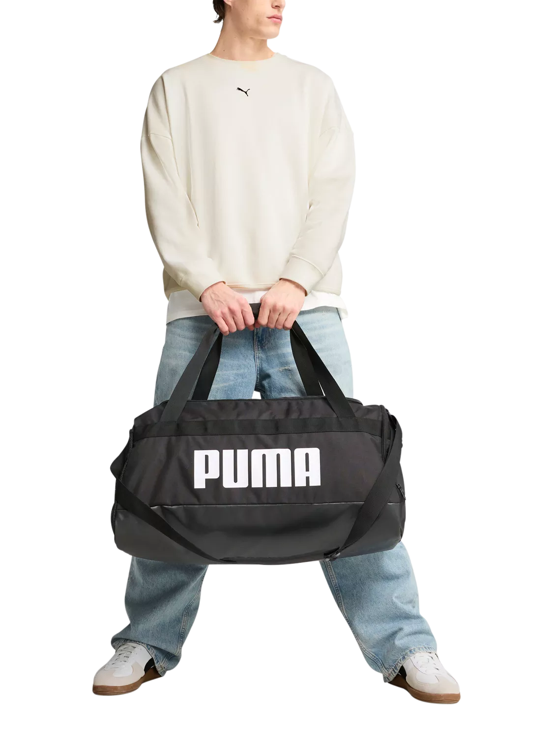 PUMA Challenger compact sports bag 58L black, UK version