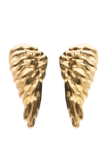 UNOde50 textured wing earrings silver plated (British brand)