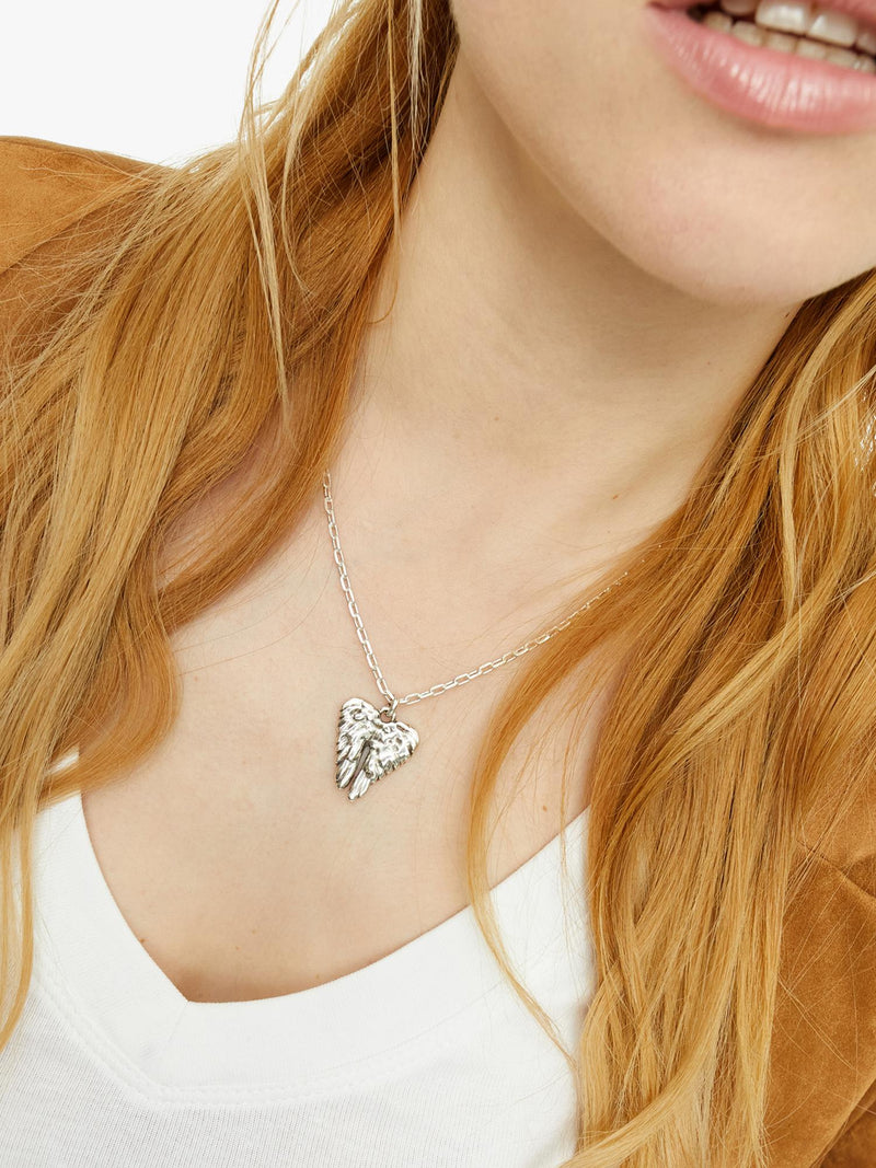UNOde50 Ser Invencible wing pendant necklace 45.5 cm, UK version