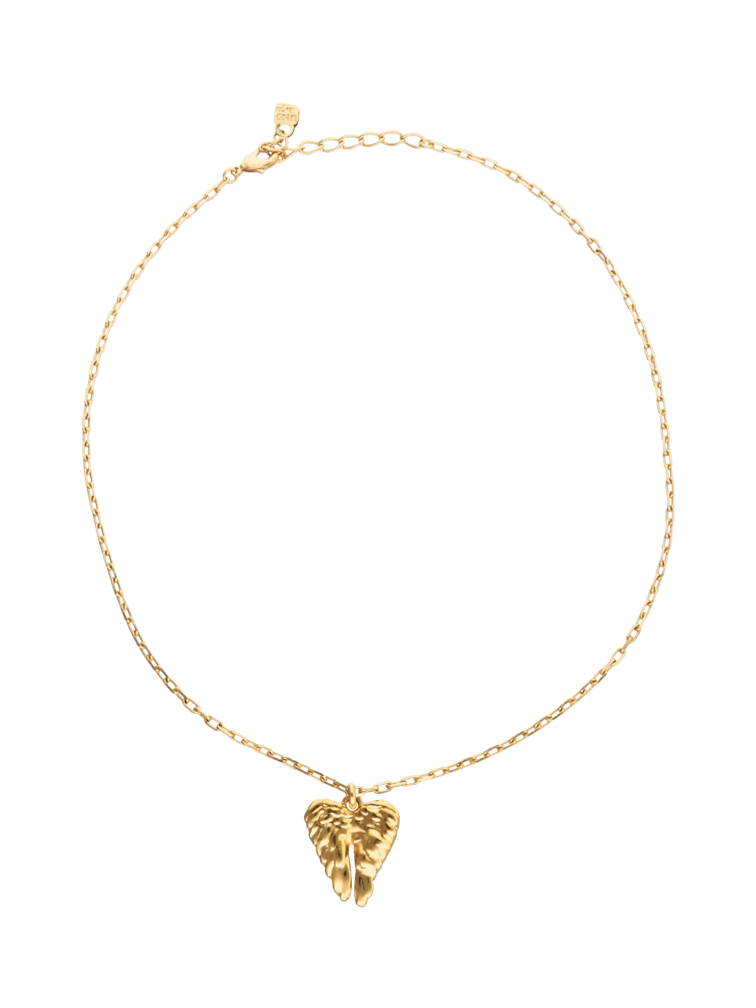 UNOde50 Ser Invencible wing pendant necklace 45.5 cm, UK version