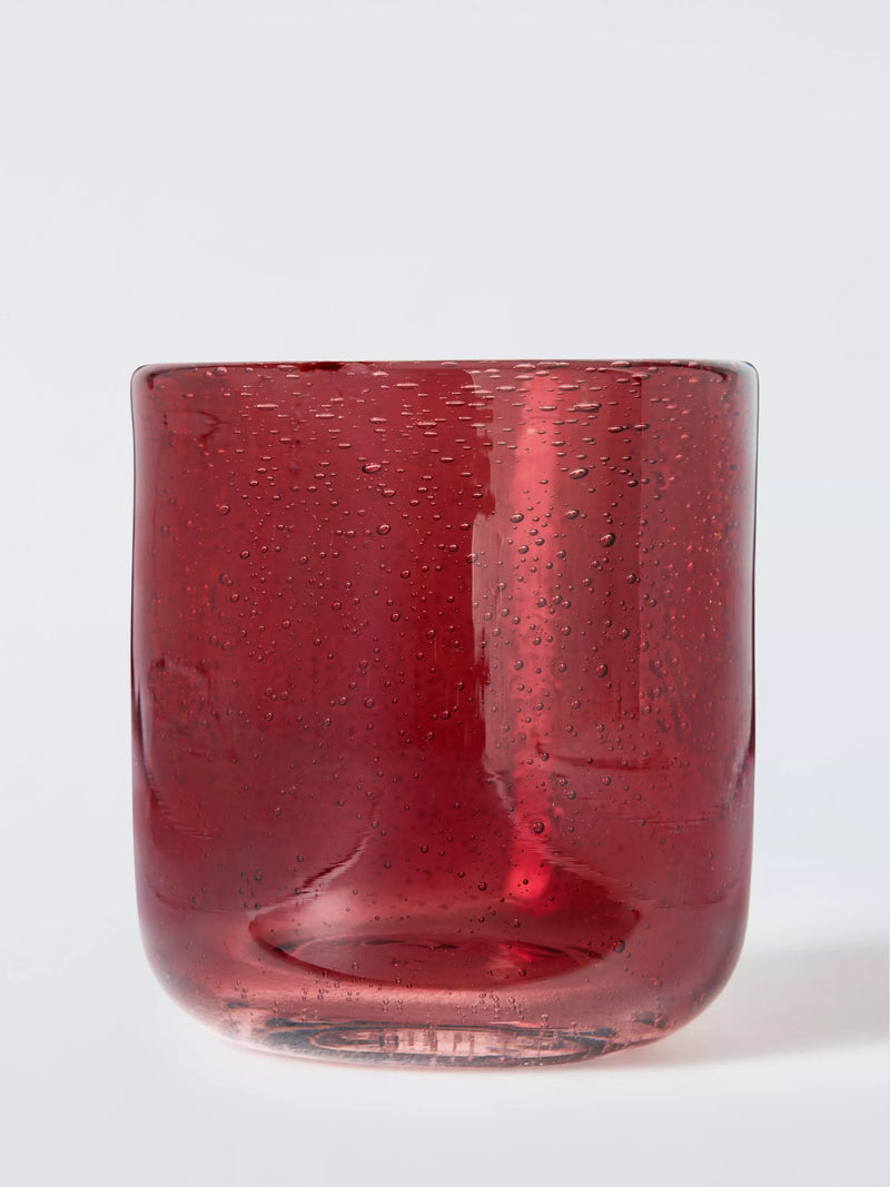 John Lewis The Colour Edit Bubble Glass Tumbler, 340ml