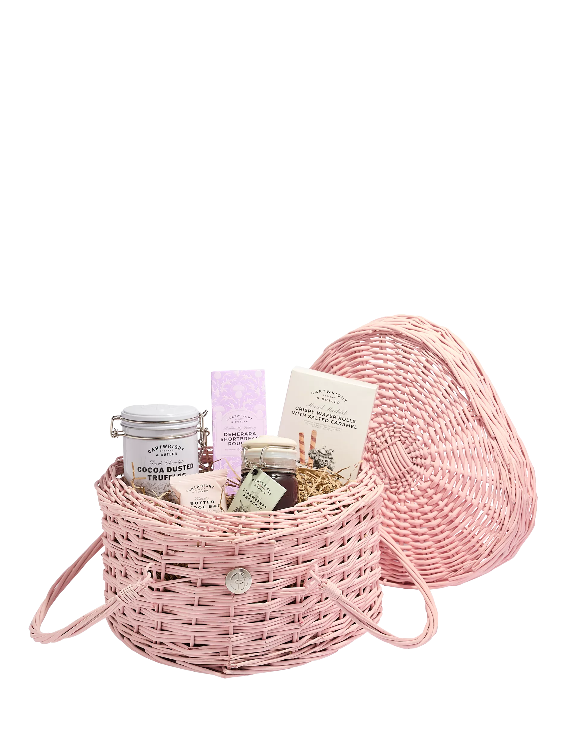 Cartwright & Butler Treats for Her wicker basket 885g - British product
