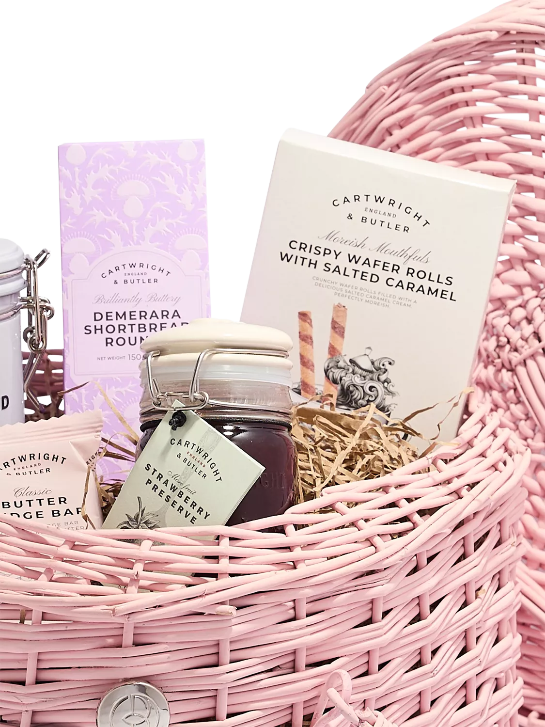 Cartwright & Butler Treats for Her wicker basket 885g - British product