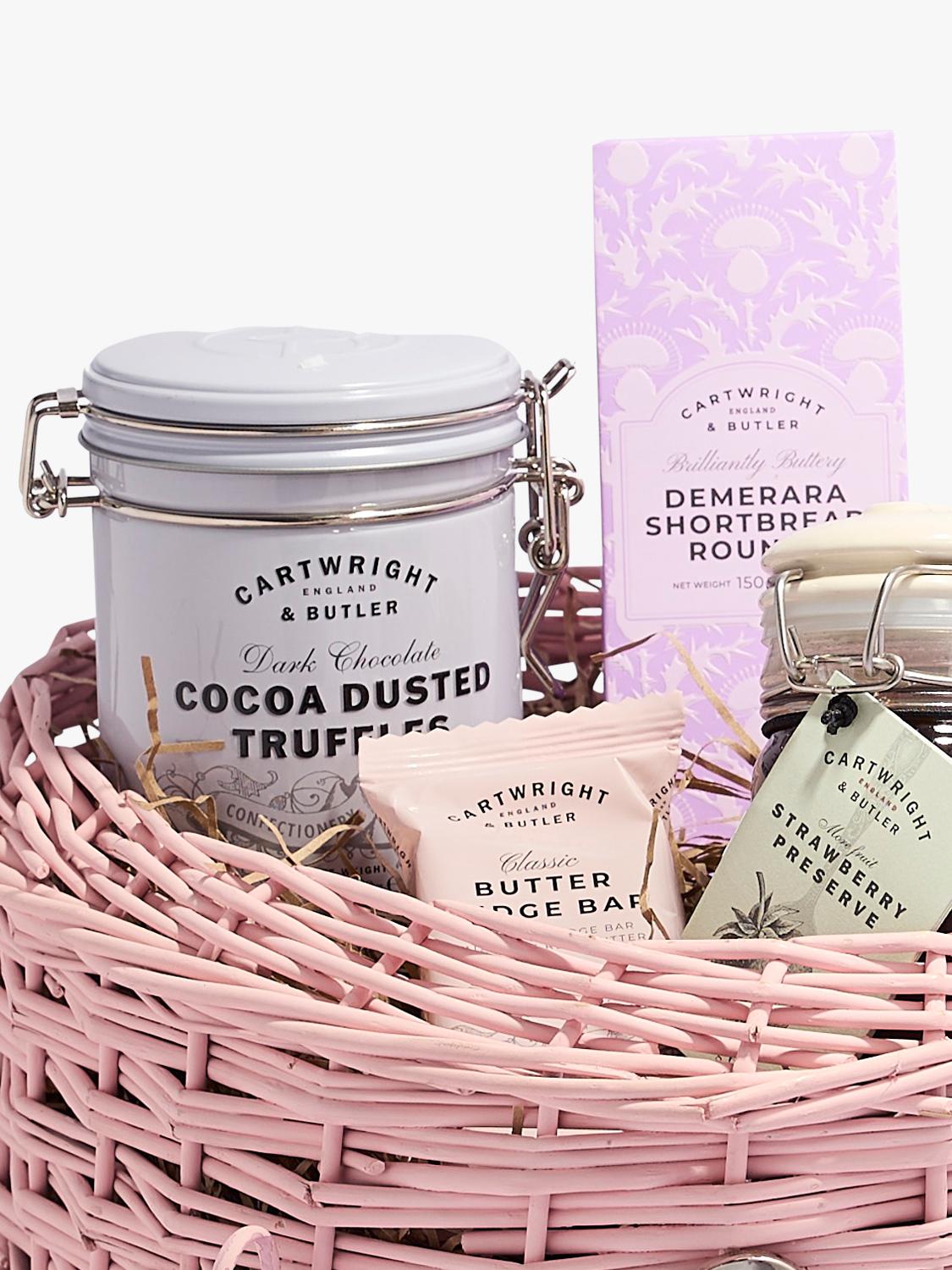 Cartwright & Butler Treats for Her wicker basket 885g - British product
