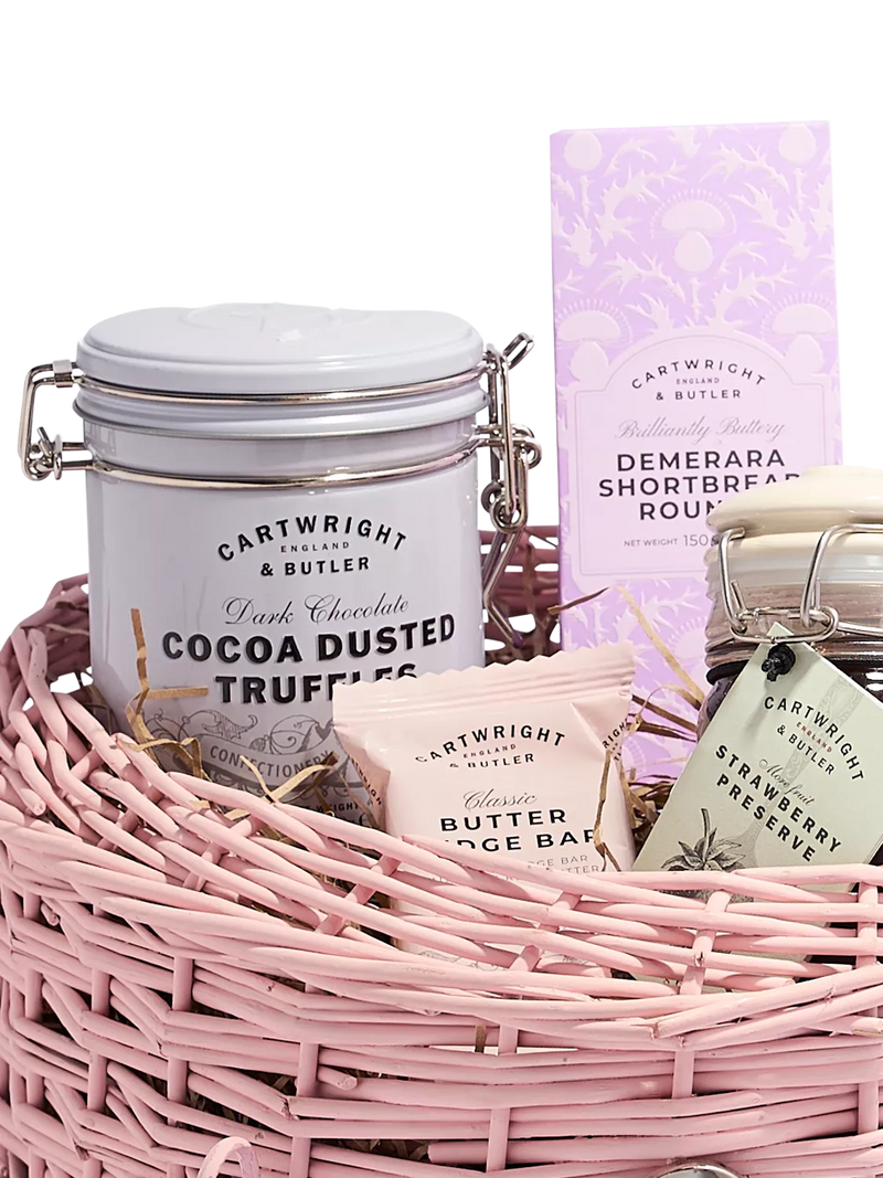 Cartwright & Butler Treats for Her wicker basket 885g - British product