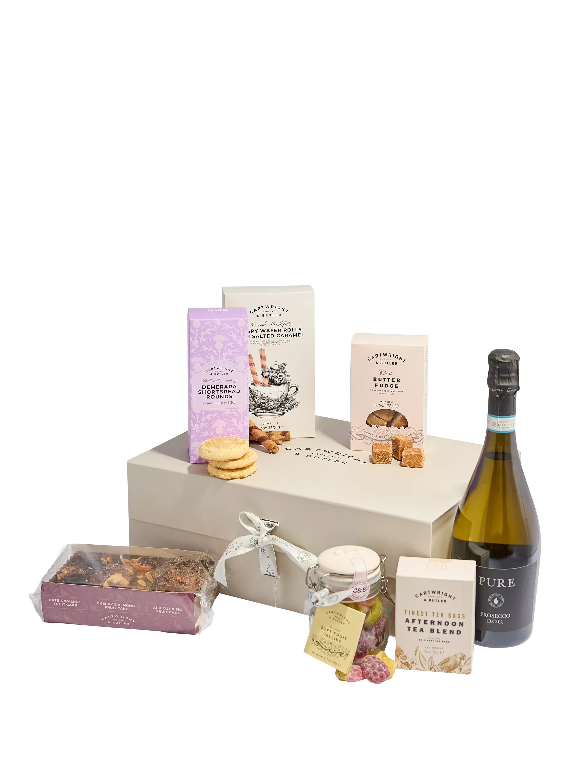Cartwright & Butler Sparkling Afternoon Tea gift hamper - British product