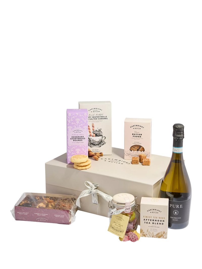 Cartwright & Butler Sparkling Afternoon Tea gift hamper - British product