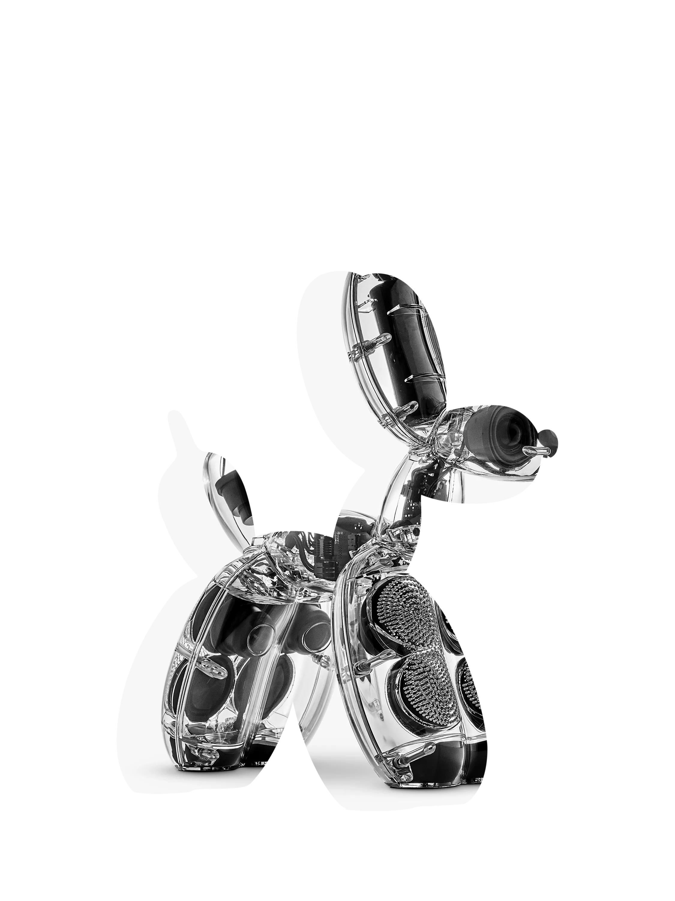 Lexon Balloon Dog Speaker clear wireless Bluetooth speaker (British brand)
