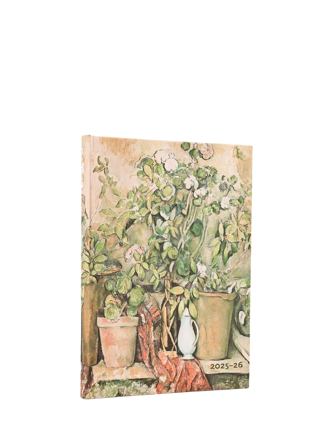 Paperblanks Cézanne 2026 diary with Terracotta Pots and Flowers cover, imported from the UK