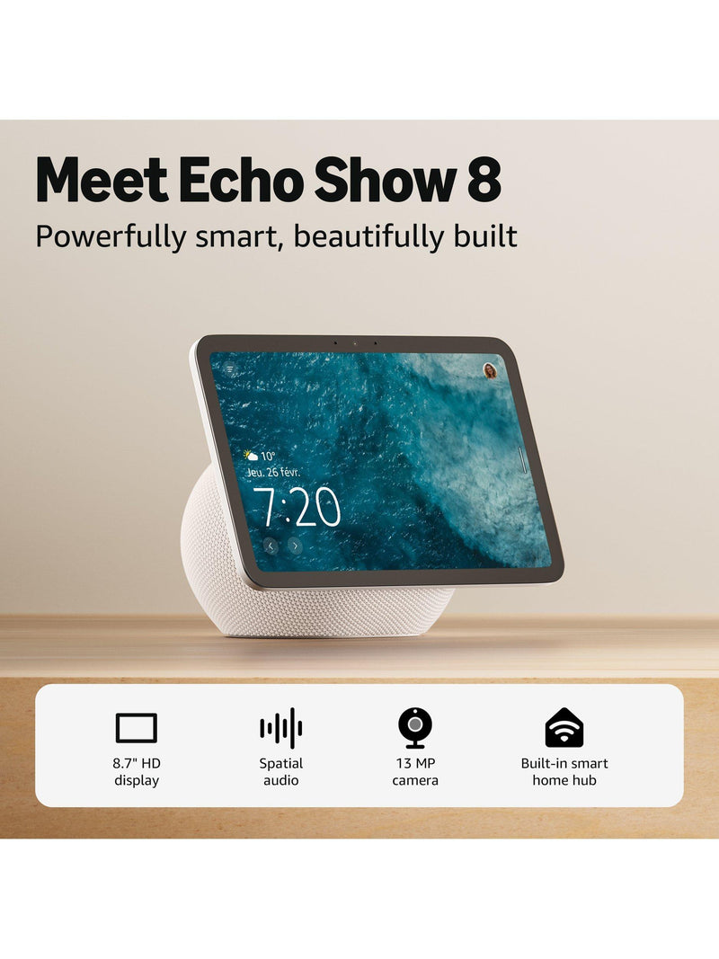 Amazon Echo Show 8 smart speaker 8.7 inch display, UK version