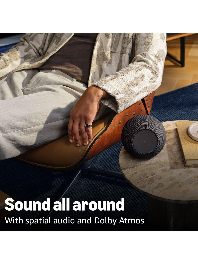 Amazon Echo Studio smart speaker with Alexa+ early access, UK version