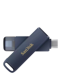 SanDisk Phone Drive 128GB Lightning USB-C storage, imported from the UK