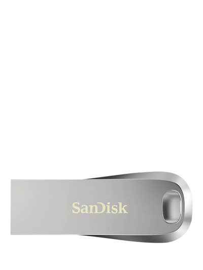 John Lewis SanDisk Ultra Luxe USB 3.1 Gen 1 Flash Drive, 256GB, Metal- Buy online at McGrocer