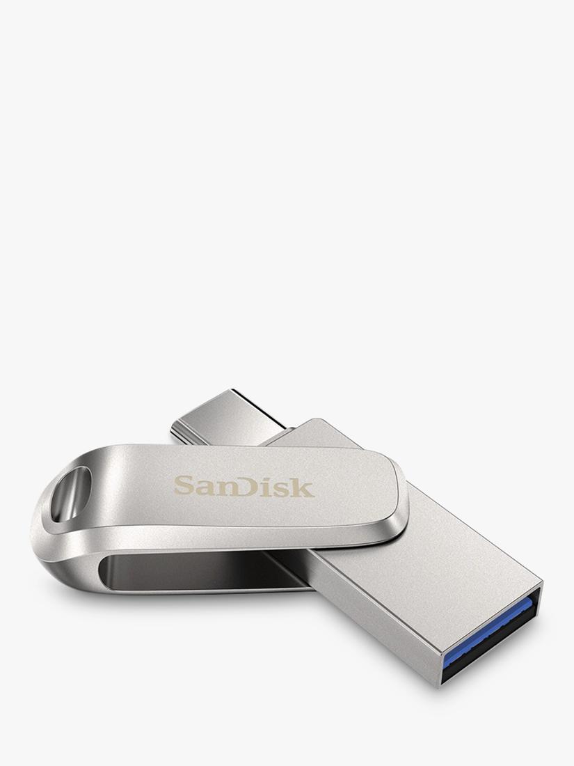 SanDisk Ultra Dual Drive Luxe 128GB flash drive, imported from the UK