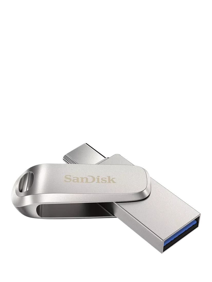 SanDisk Ultra Dual Drive Luxe 128GB flash drive, imported from the UK