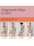 Ergobaby Omni Deluxe Mesh baby carrier natural linen, imported from the UK
