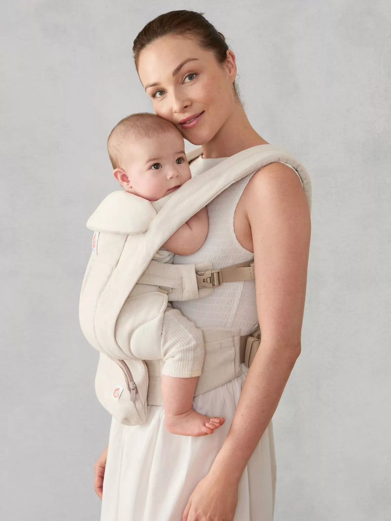 Ergobaby Omni Deluxe Mesh baby carrier natural linen, imported from the UK