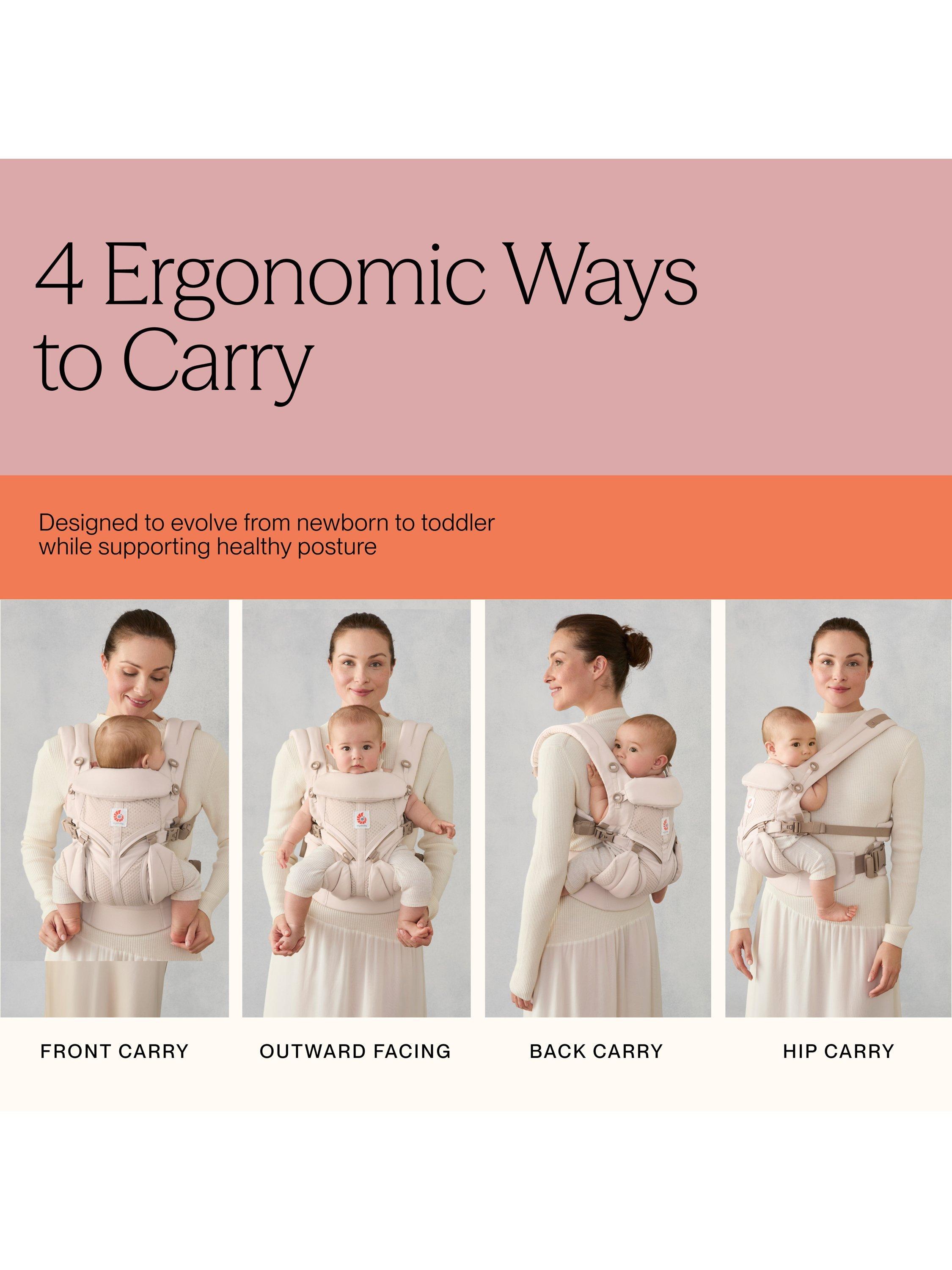 Ergobaby Omni Classic baby carrier with adjustable seat, (British brand)