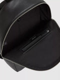 Reiss leather backpack black - British product