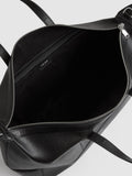 Reiss Casey leather holdall bag black - British product