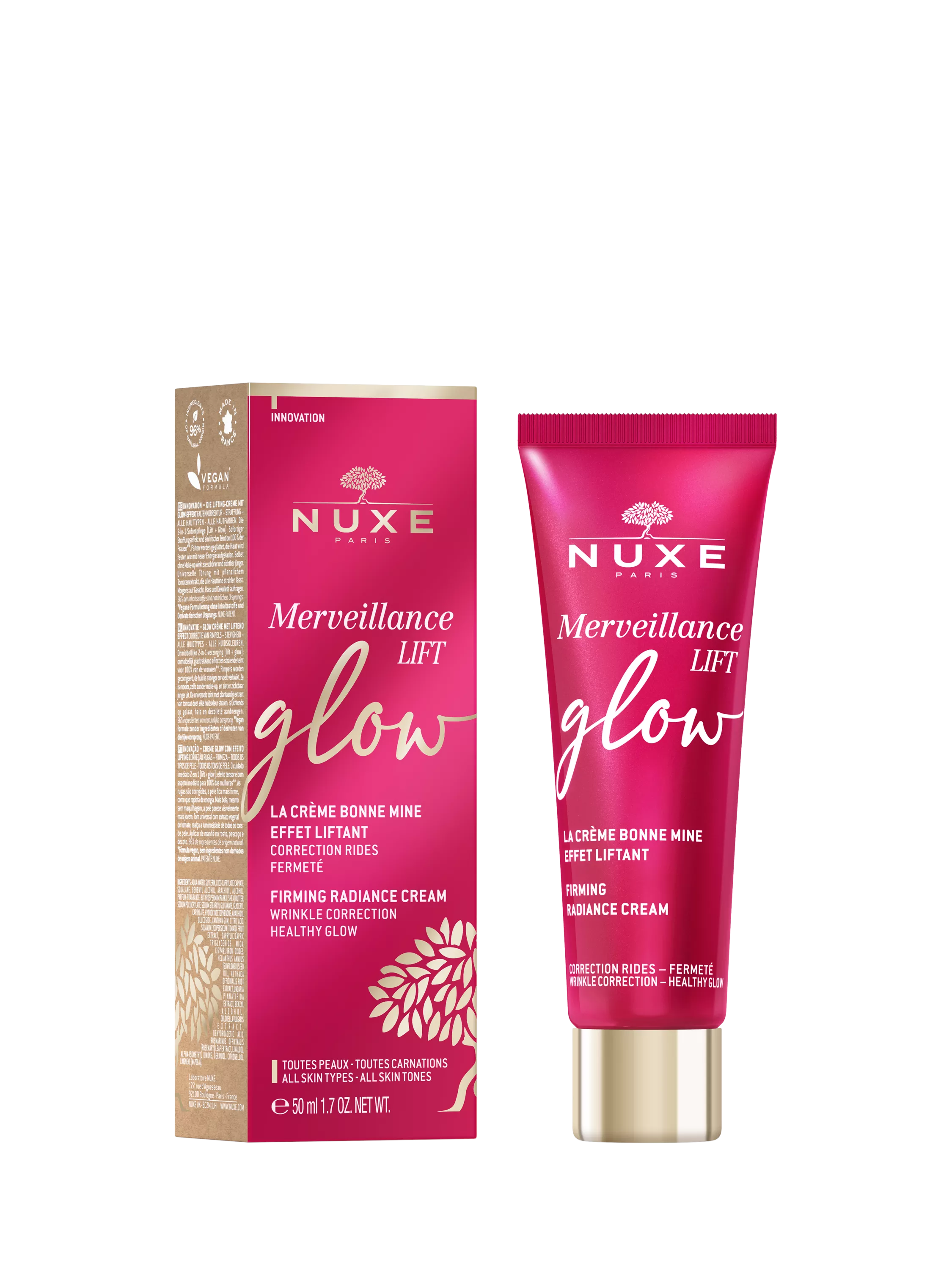 NUXE anti-aging cream Lift Glow Firming Radiance 50ml (British brand)