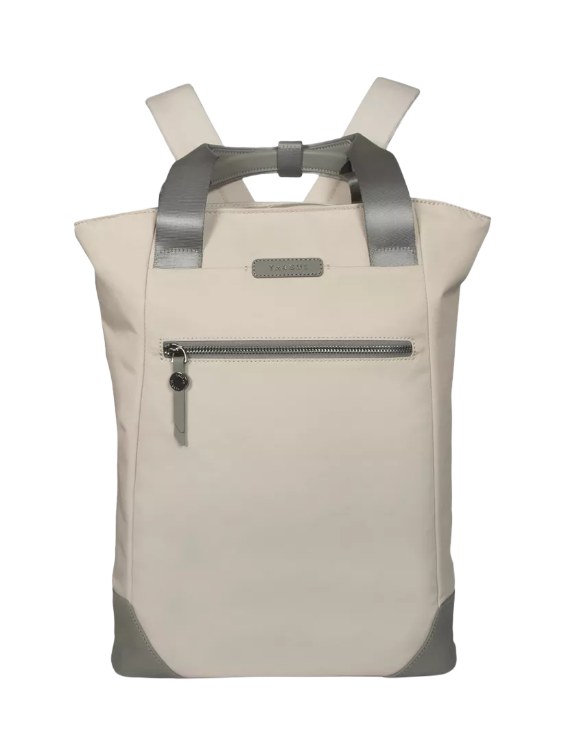 Targus convertible backpack tote bag for 15-16 inch laptops cream (British brand)