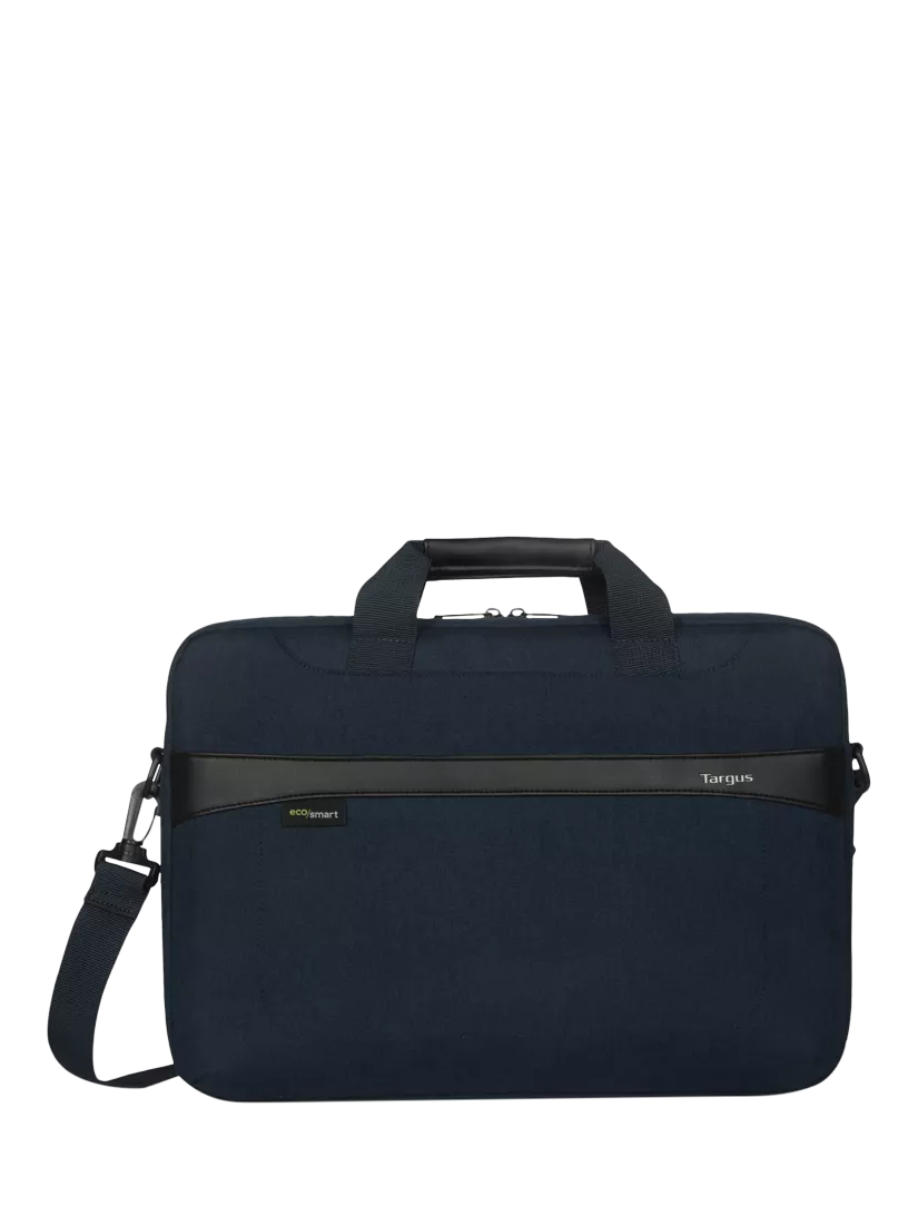Targus GeoLite EcoSmart Slim Briefcase blue for 16-inch laptops, UK version