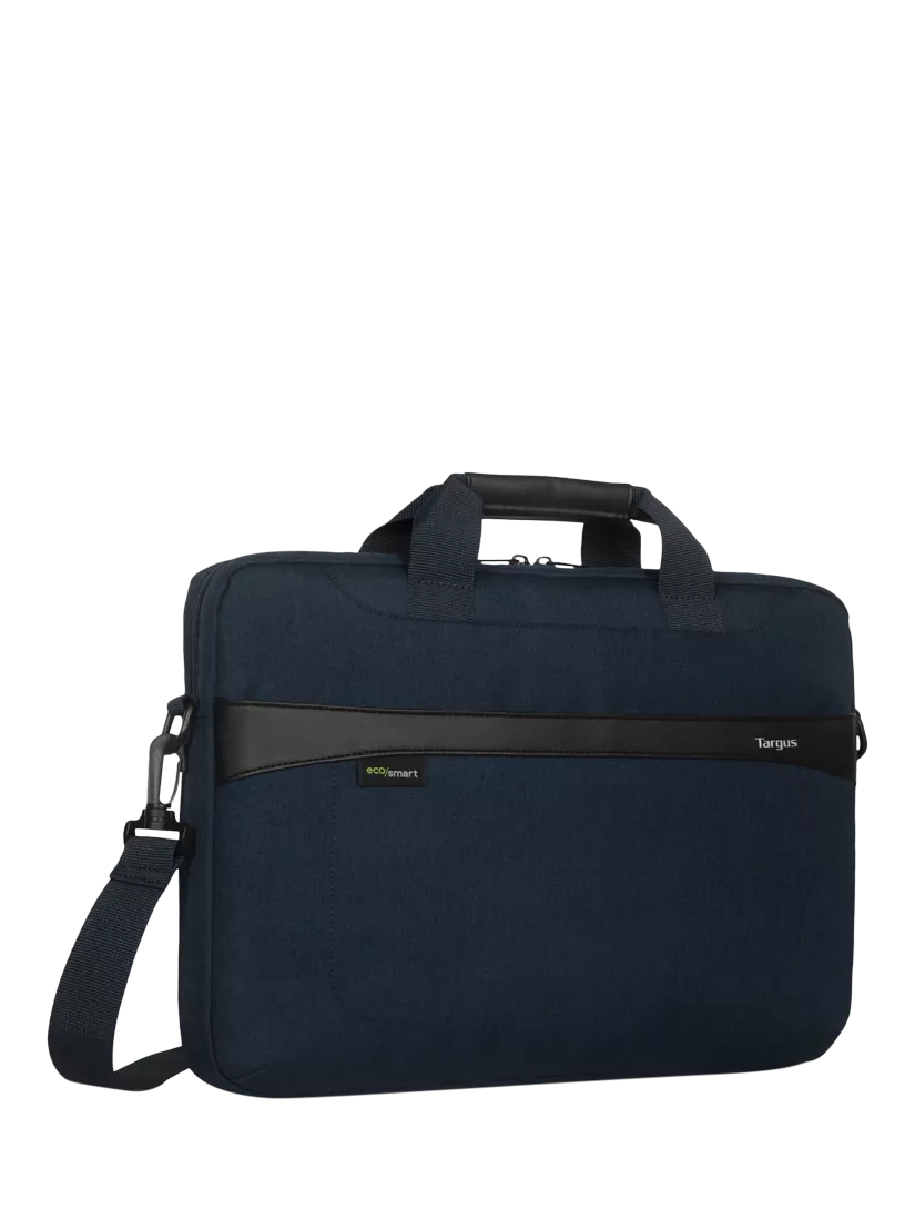Targus GeoLite EcoSmart Slim Briefcase blue for 16-inch laptops, UK version
