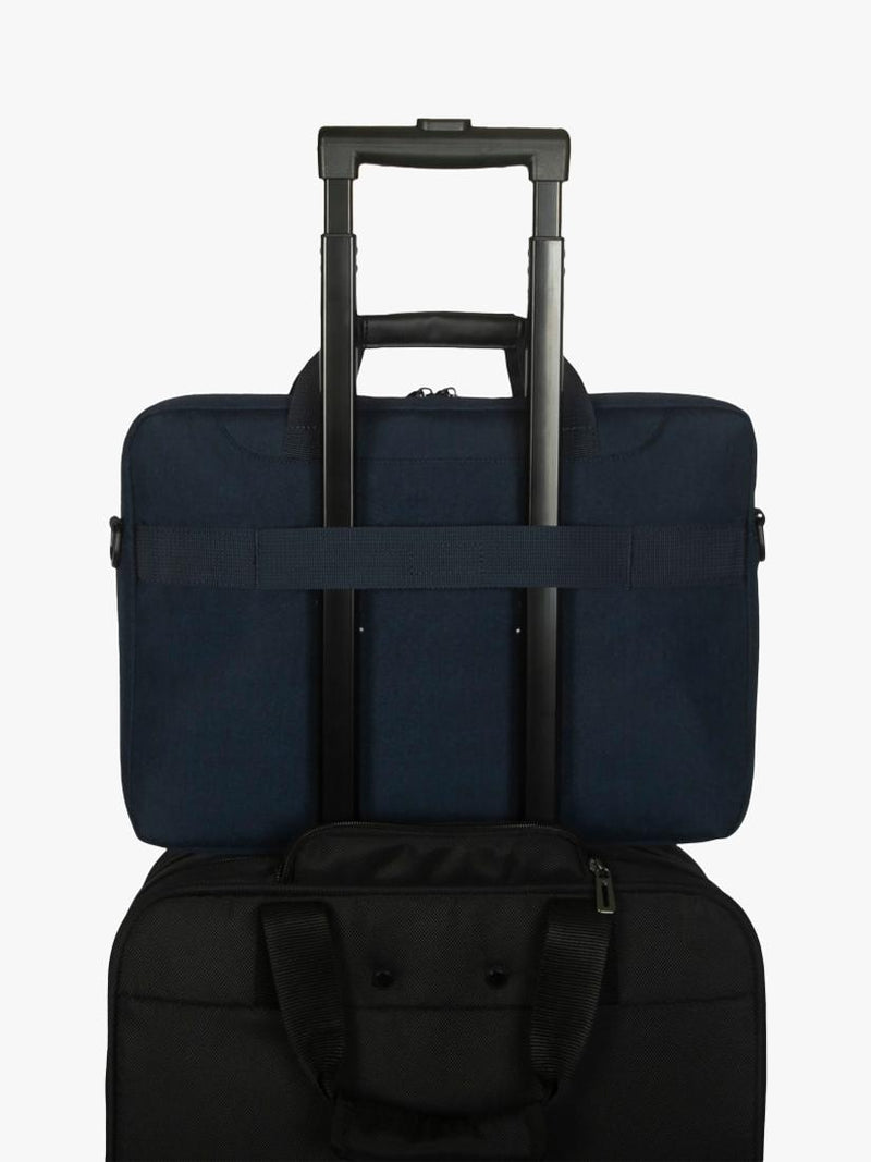 Targus GeoLite EcoSmart Slim Briefcase blue for 16-inch laptops, UK version