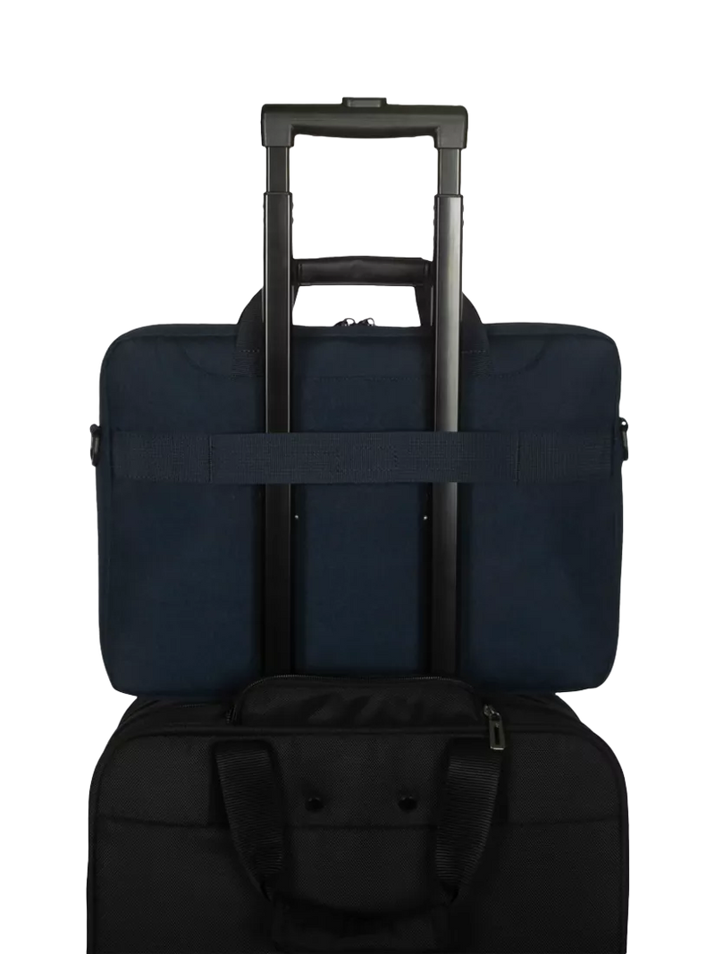 Targus GeoLite EcoSmart Slim Briefcase blue for 16-inch laptops, UK version