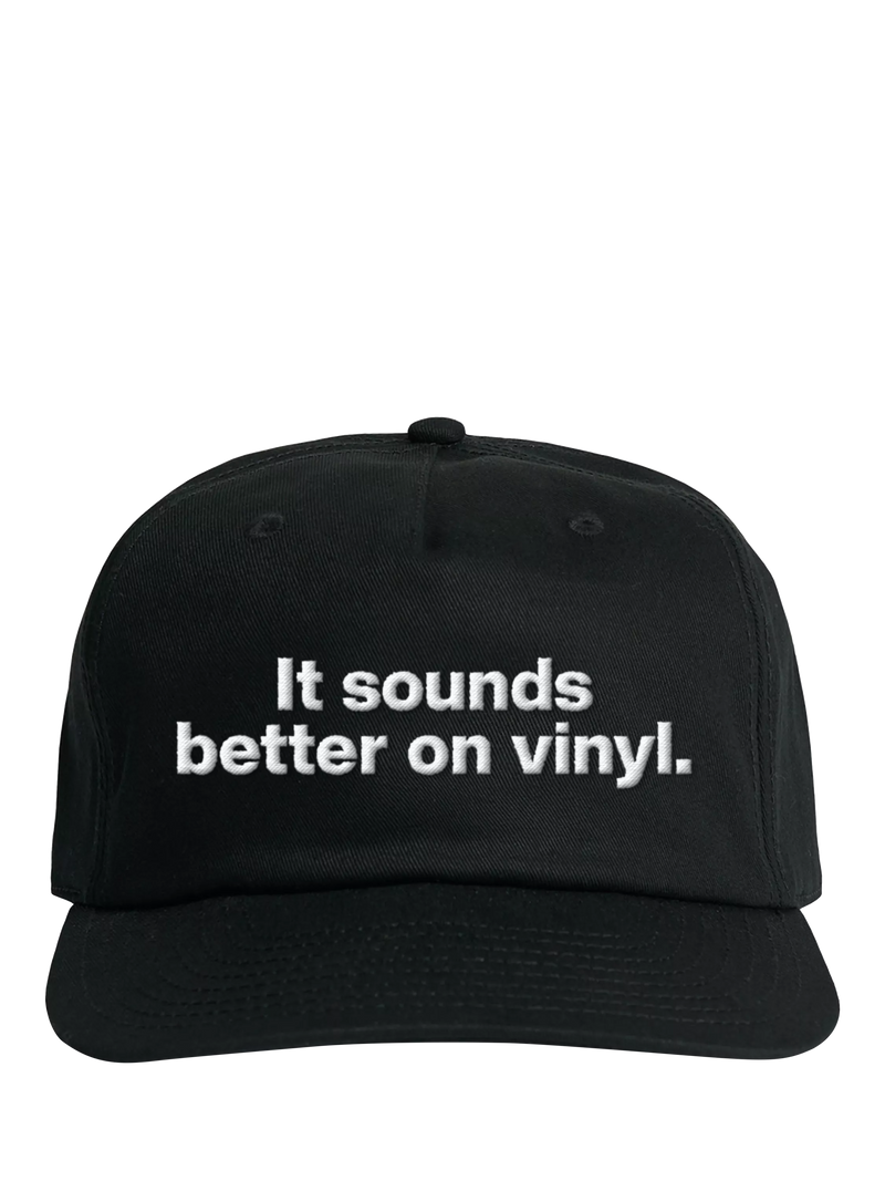 Rough Trade trucker baseball cap black - British product