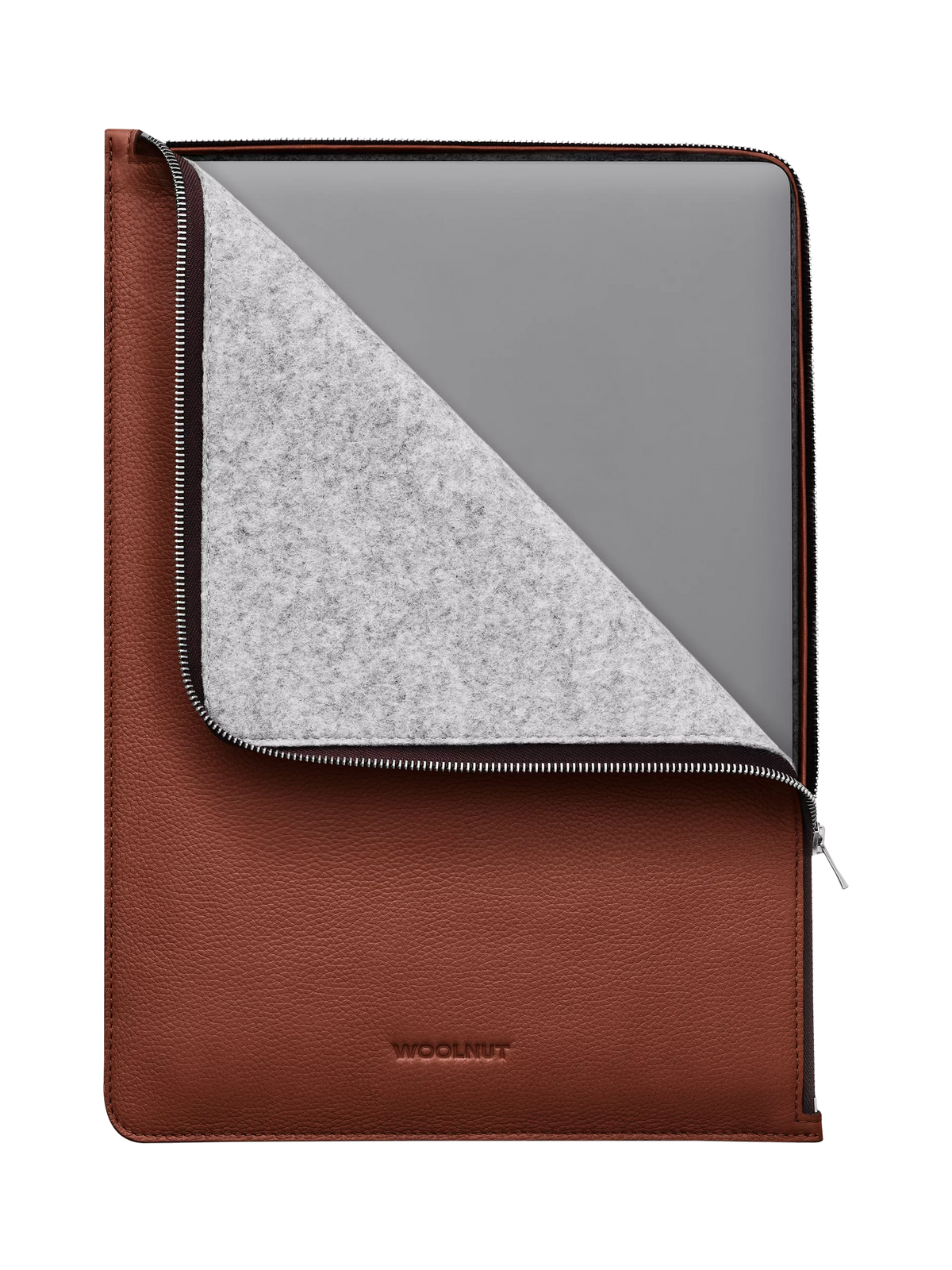 WOOLNUT Leather Folio Cognac for 16-inch MacBook Pro (British brand)