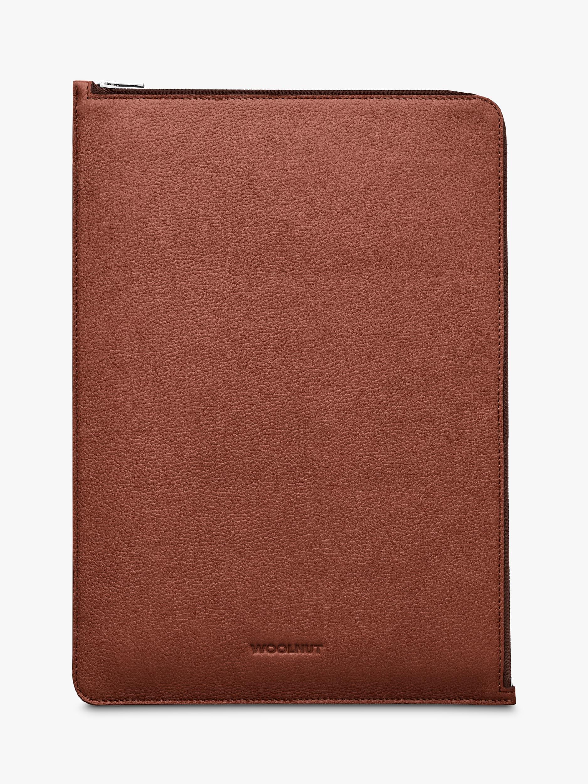 WOOLNUT Leather Folio Cognac for 16-inch MacBook Pro (British brand)
