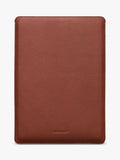 WOOLNUT leather sleeve cognac for 16-inch MacBook Pro - British product
